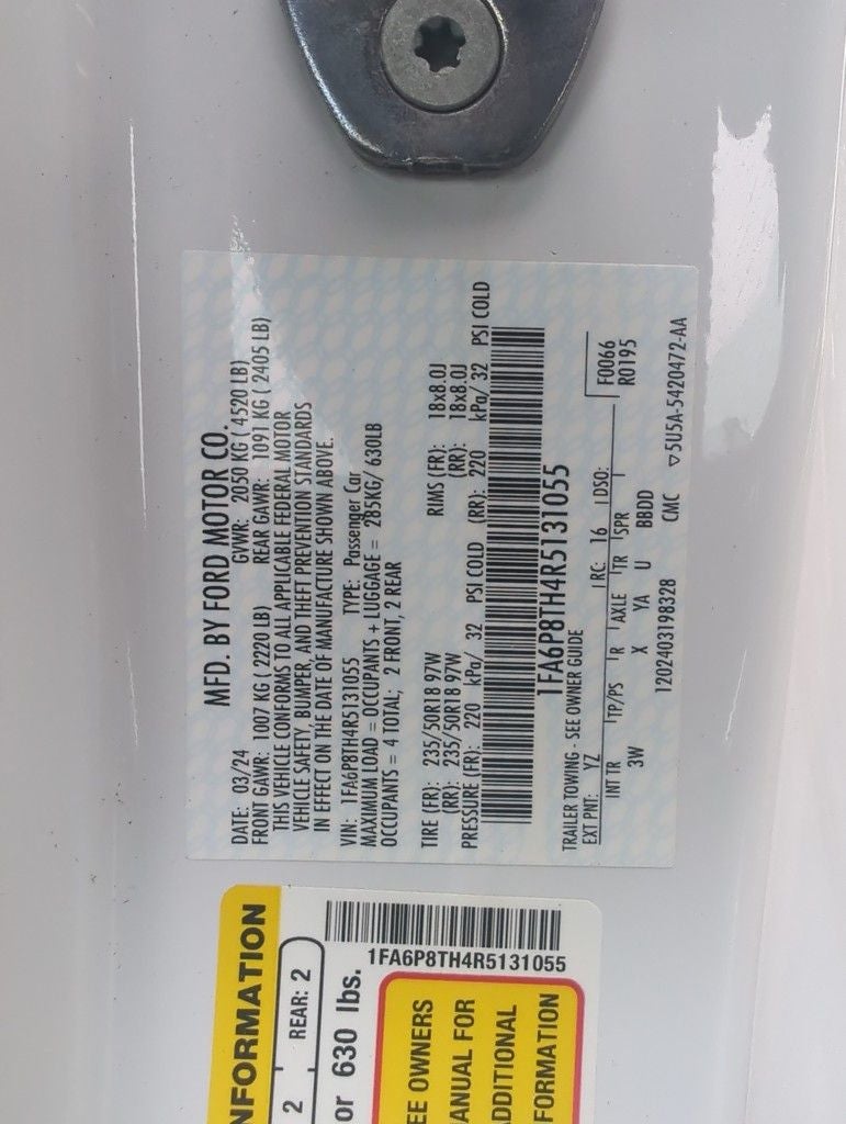 2024 Ford Mustang EcoBoost Premium