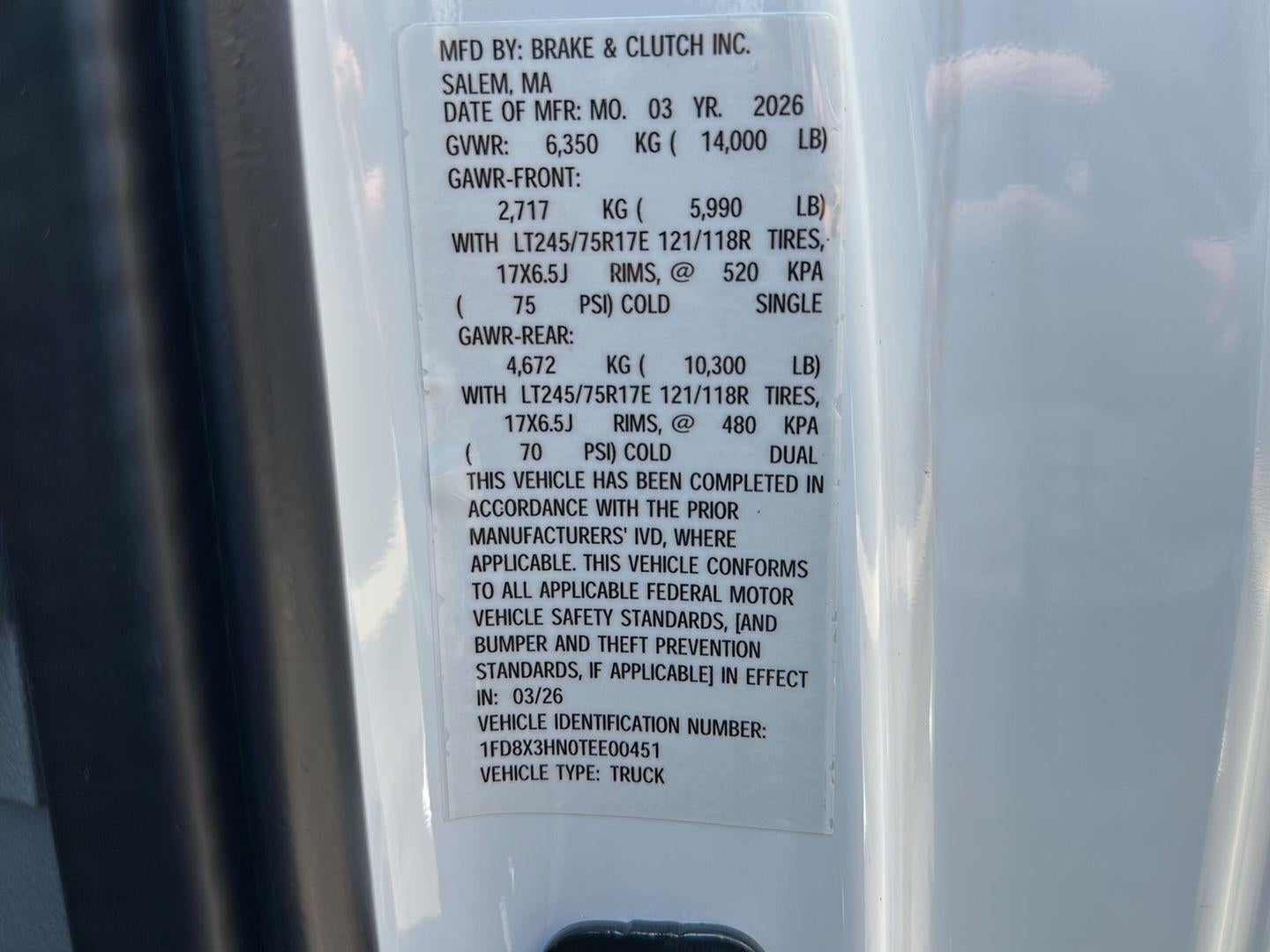 2026 Ford Super Duty F-350 DRW XL