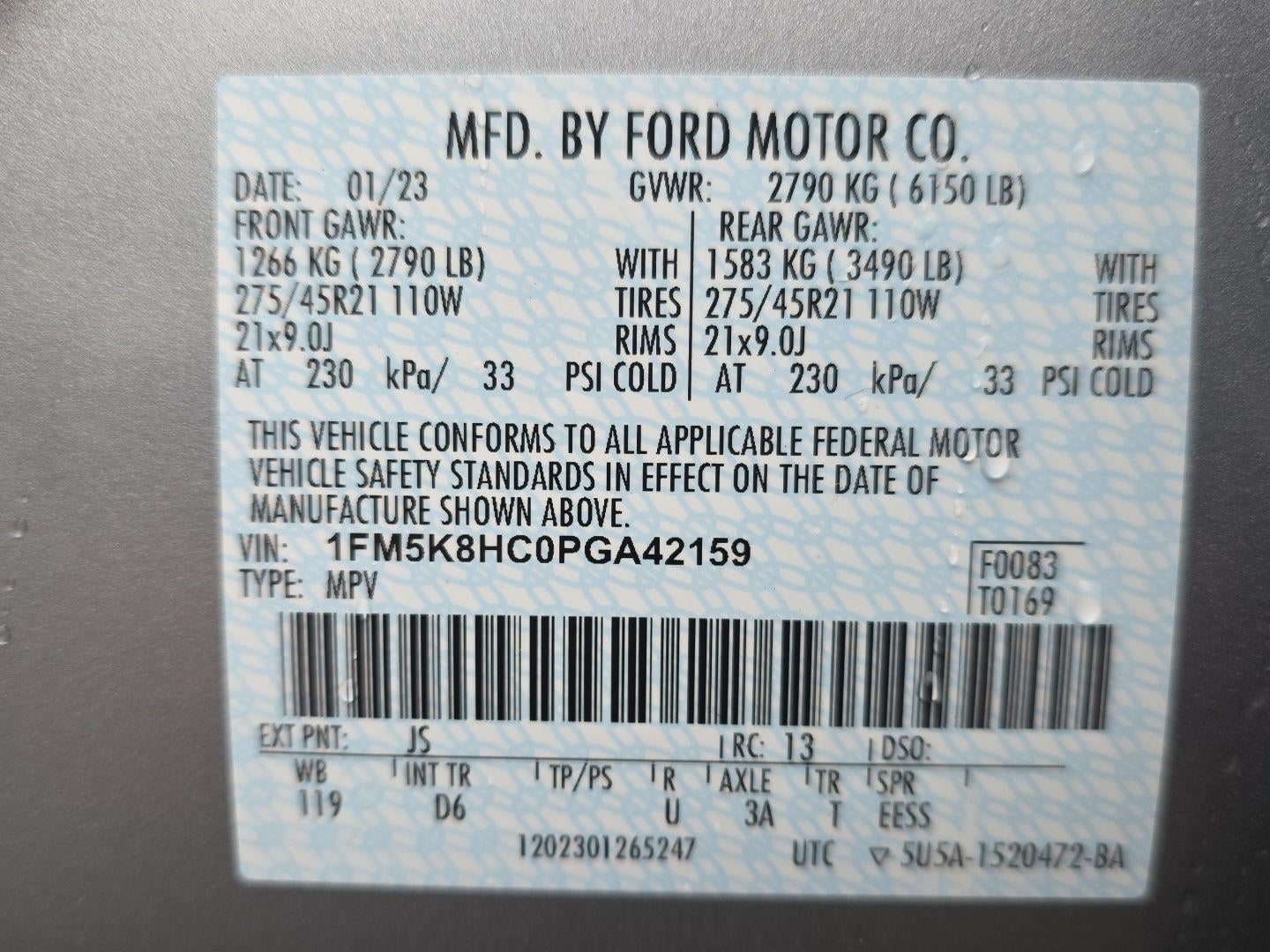 2023 Ford Explorer Platinum