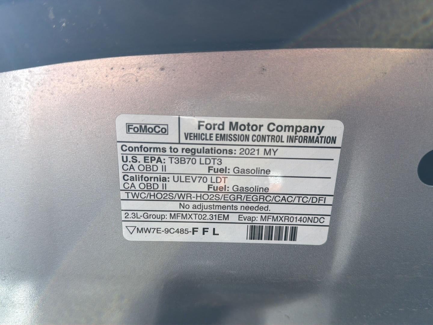 2021 Ford Bronco Black Diamond