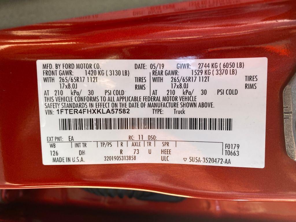 2019 Ford Ranger LARIAT