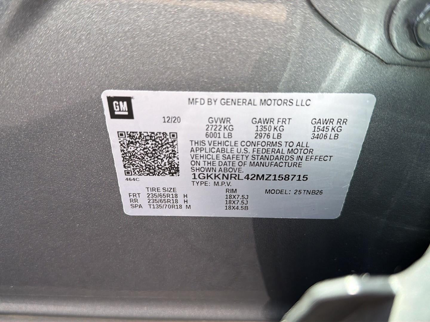2021 GMC Acadia SLE