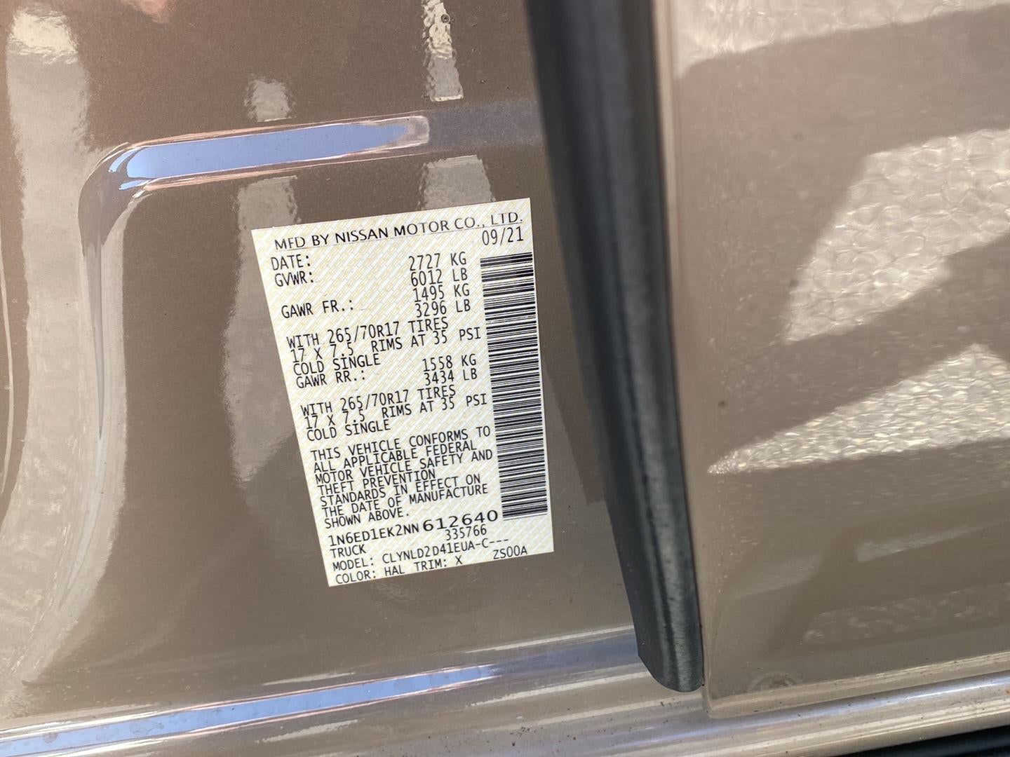 2022 Nissan Frontier PRO-4X