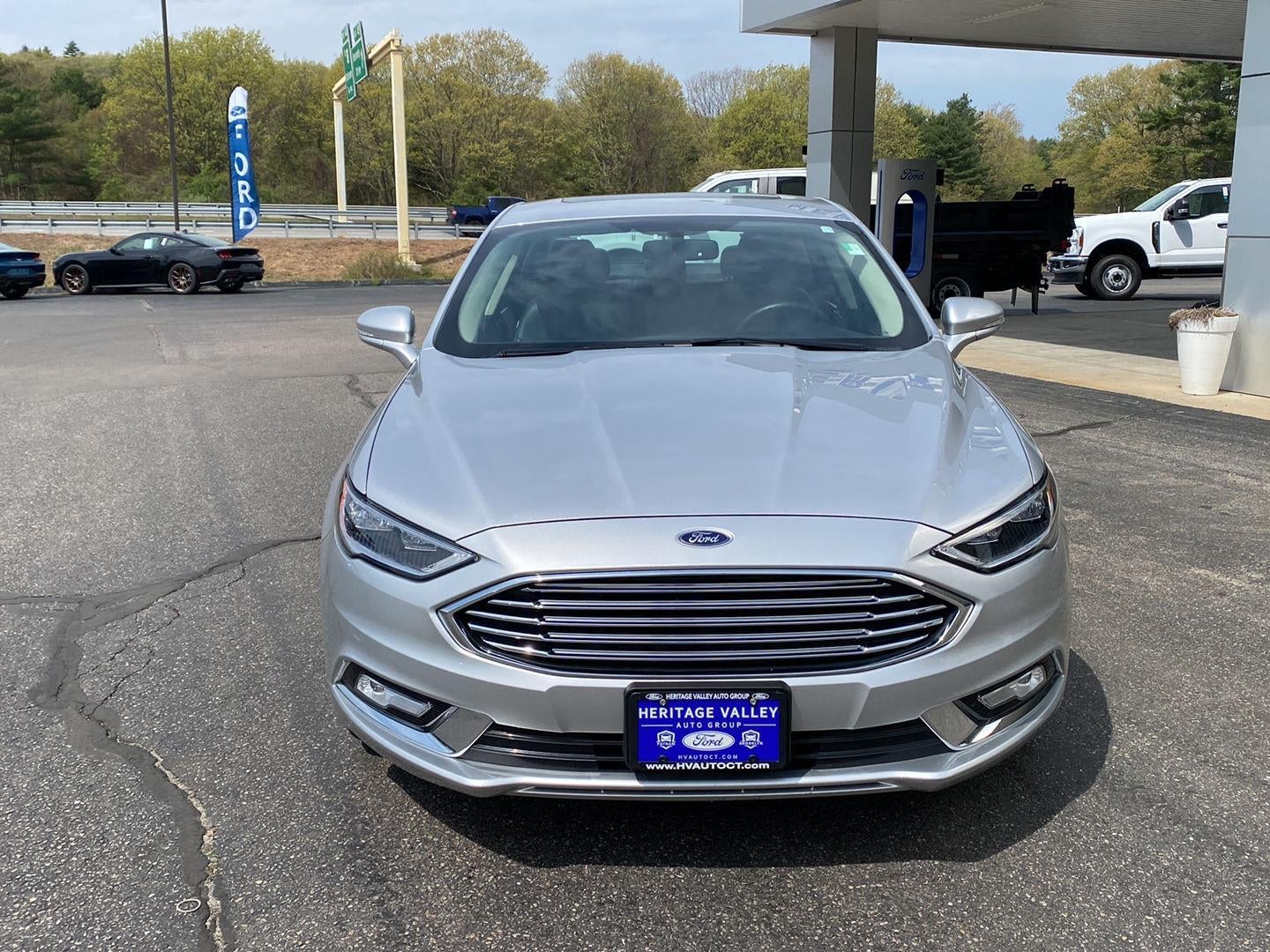 Used 2017 Ford Fusion SE with VIN 3FA6P0H98HR308267 for sale in Putnam, CT