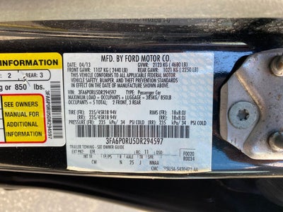 2013 Ford Fusion Hybrid Titanium