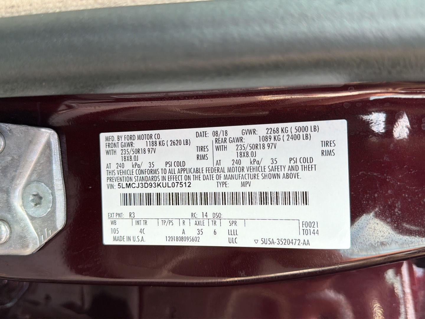 2019 Lincoln MKC Reserve