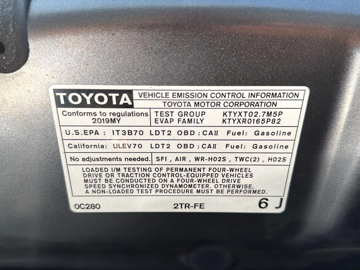 2019 Toyota Tacoma SR