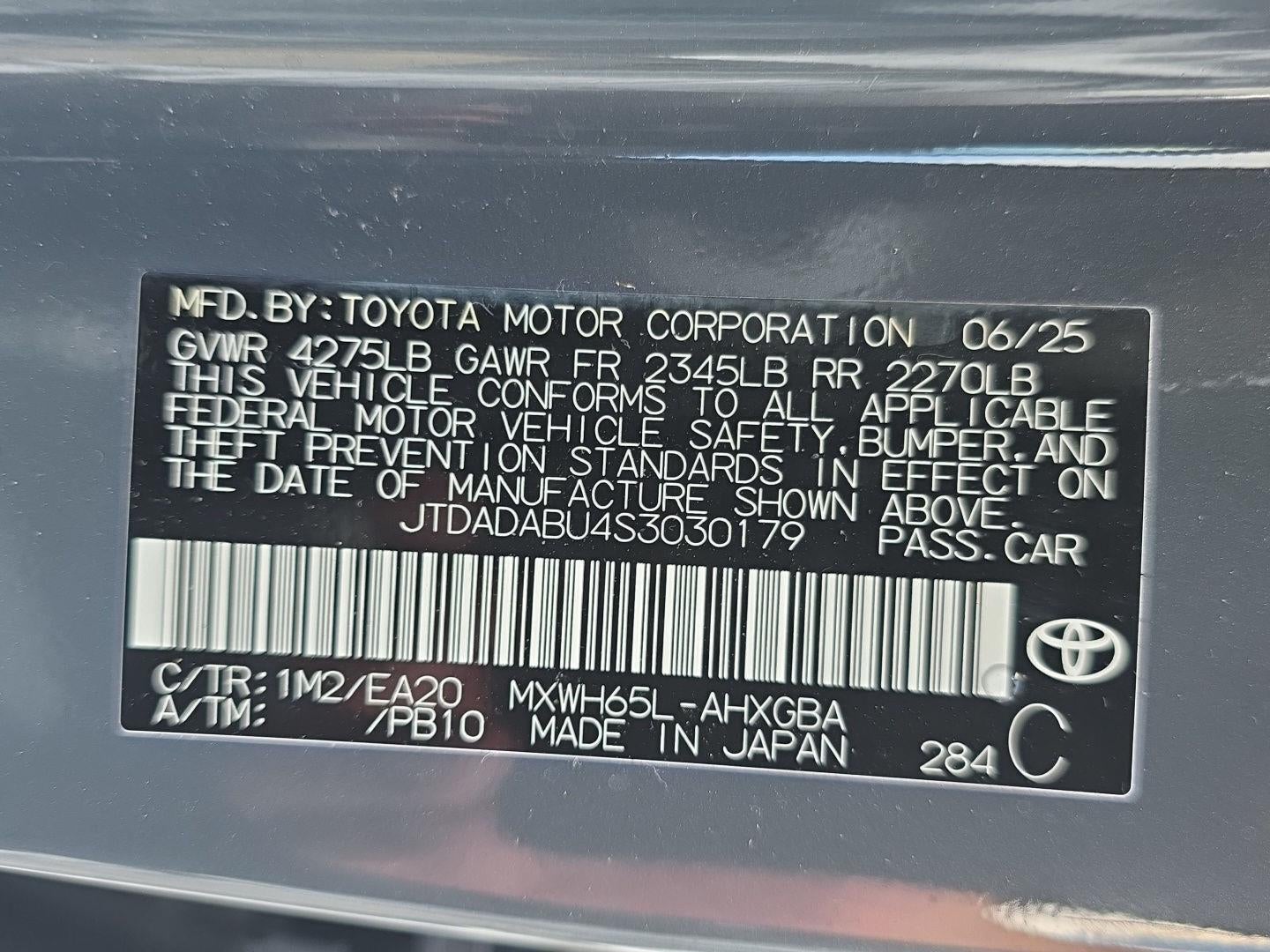 2025 Toyota Prius XLE
