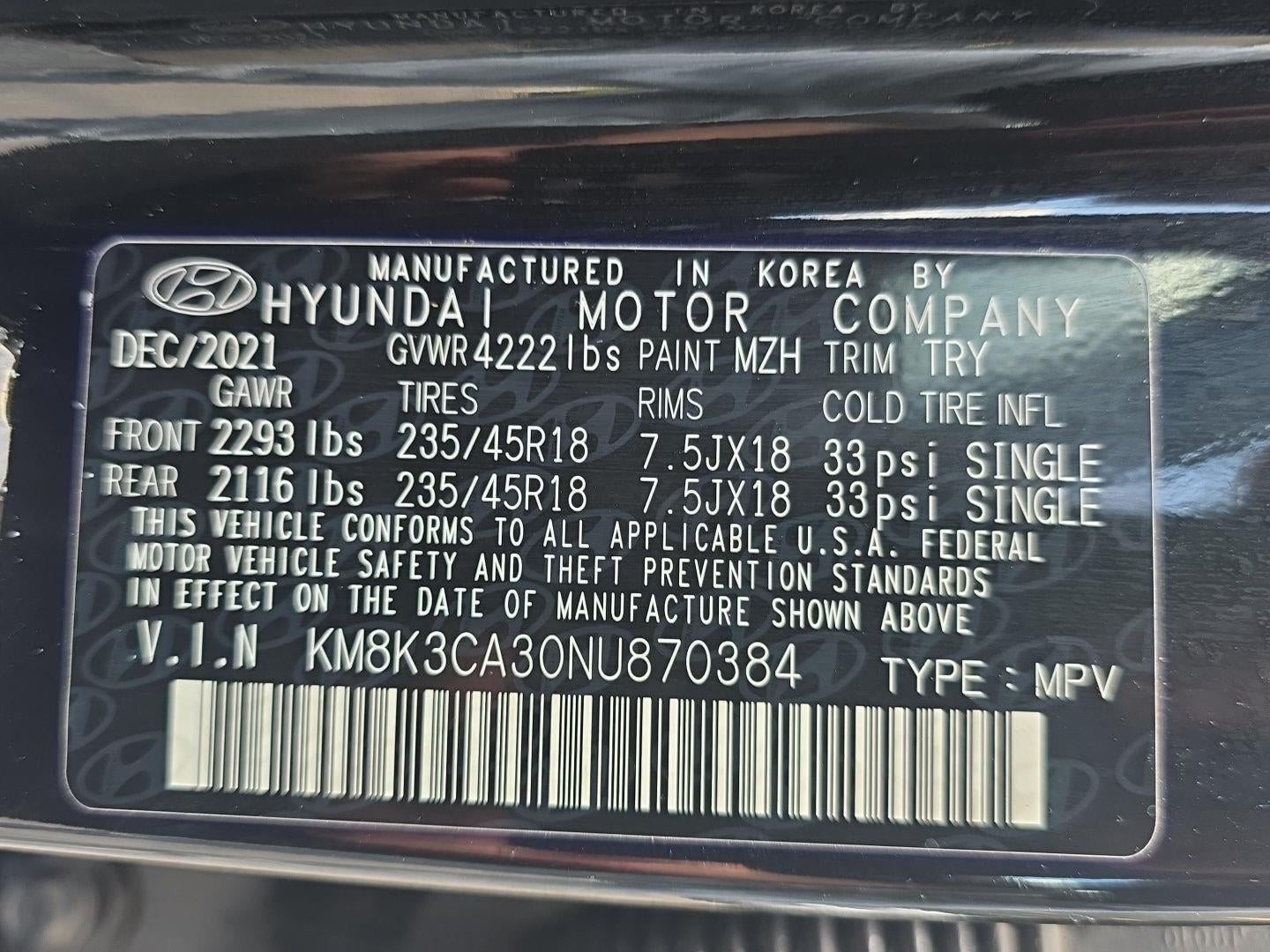 2022 Hyundai Kona N Line